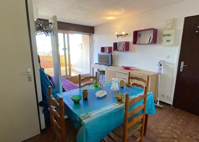Port T2 4 Pers, Rdc Sureleve, Terrasse Ouest, Parking Prive, Proche Mer, Equipe - Fr-1-798-5 Apartament Leucate